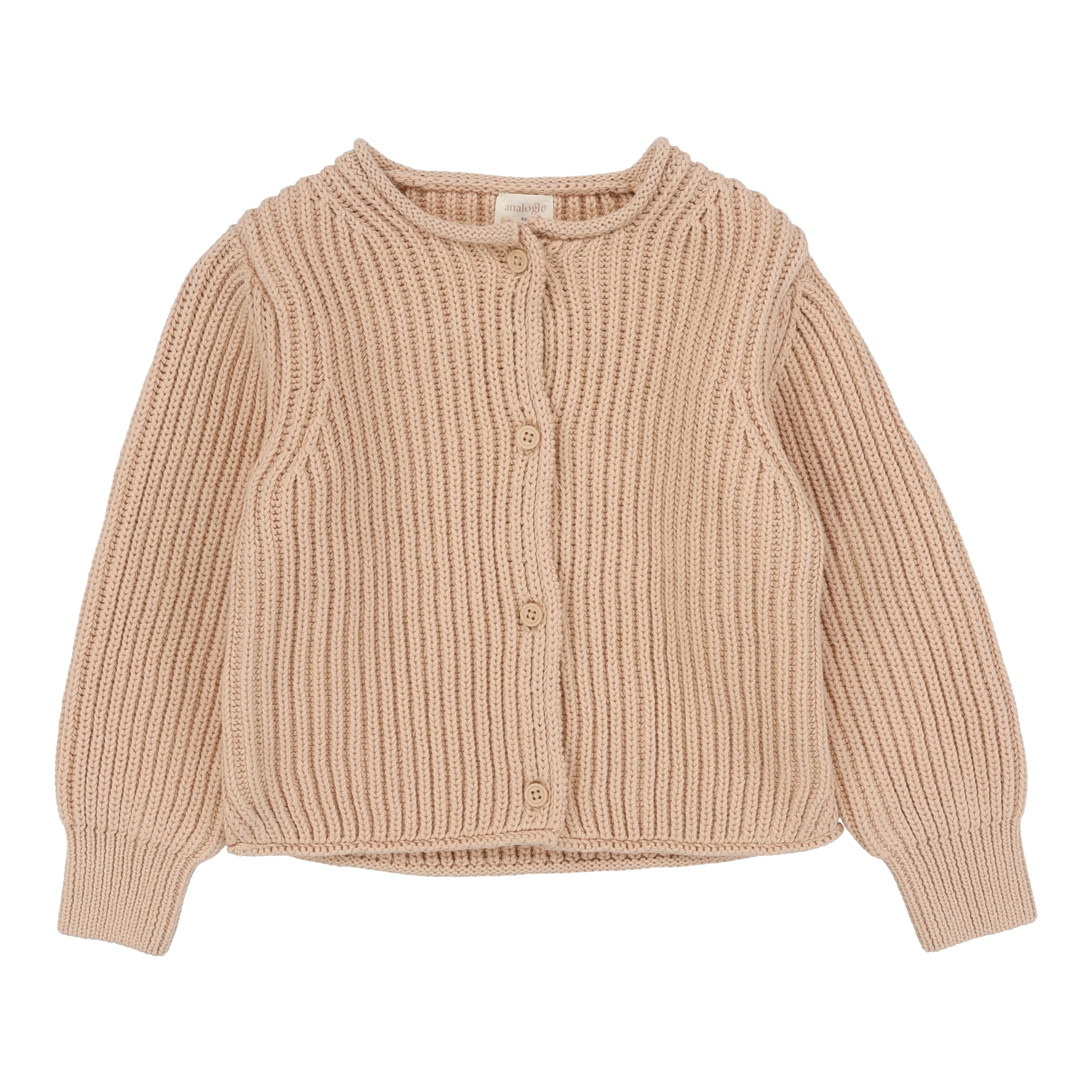 Knit Cardigan-Dusty Pink