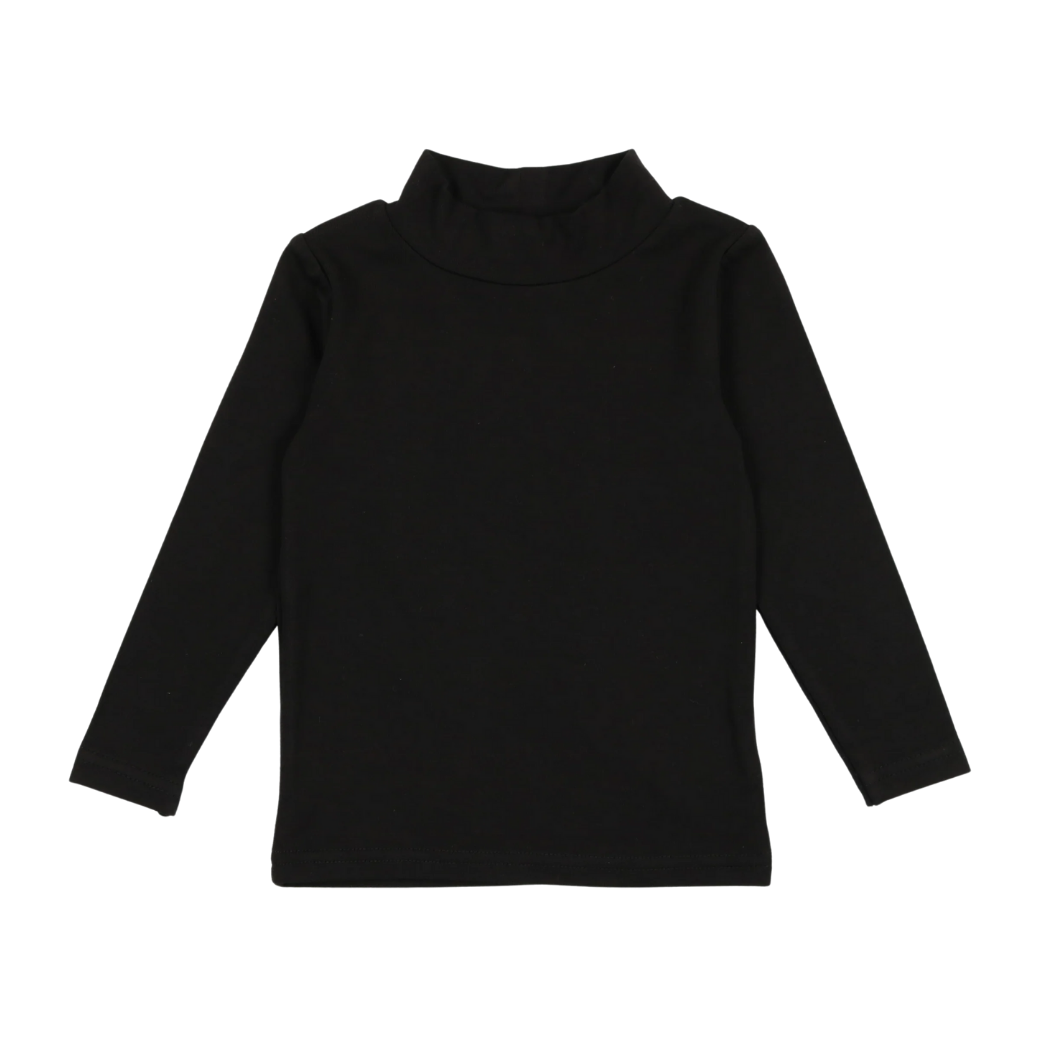 Bamboo Mockneck - Black