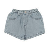 DENIM SHORTS - Stonewash