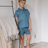 DENIM SHORTS - Stonewash