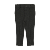 Basic Knit Stretch Pants With Seam