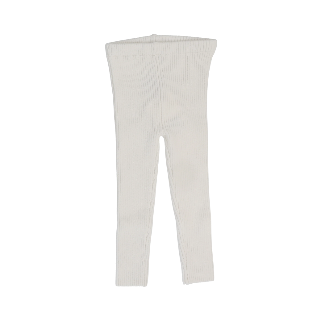 Knit Leggings- Cream