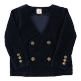 Velvet Blazer - Navy