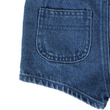 Pull On Shorts - Blue Denim