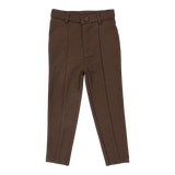 Basic Knit Stretch Pants With Seam