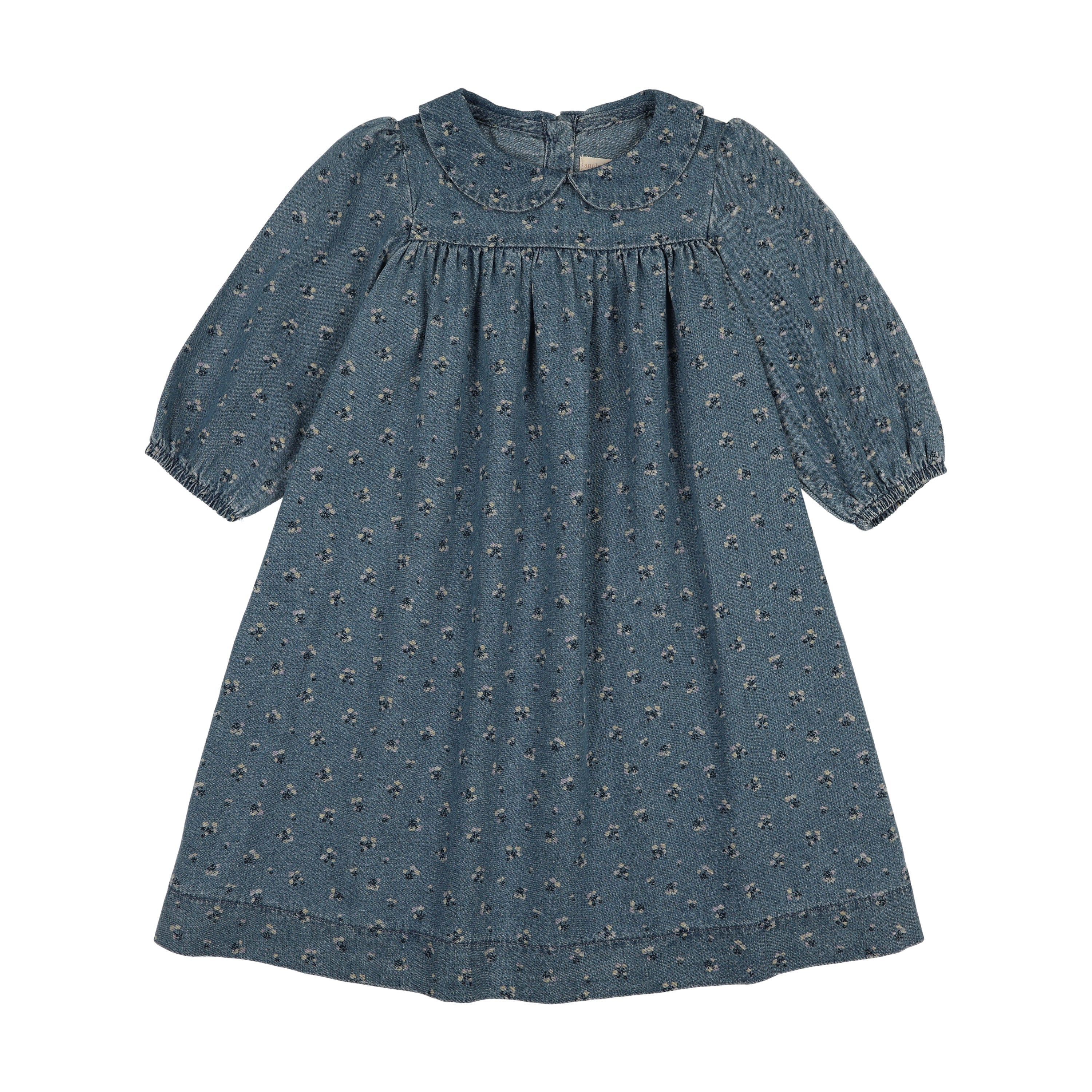 Dainty Denim Dress 3/4 Sleeves-Blue – Lil Legs Baby