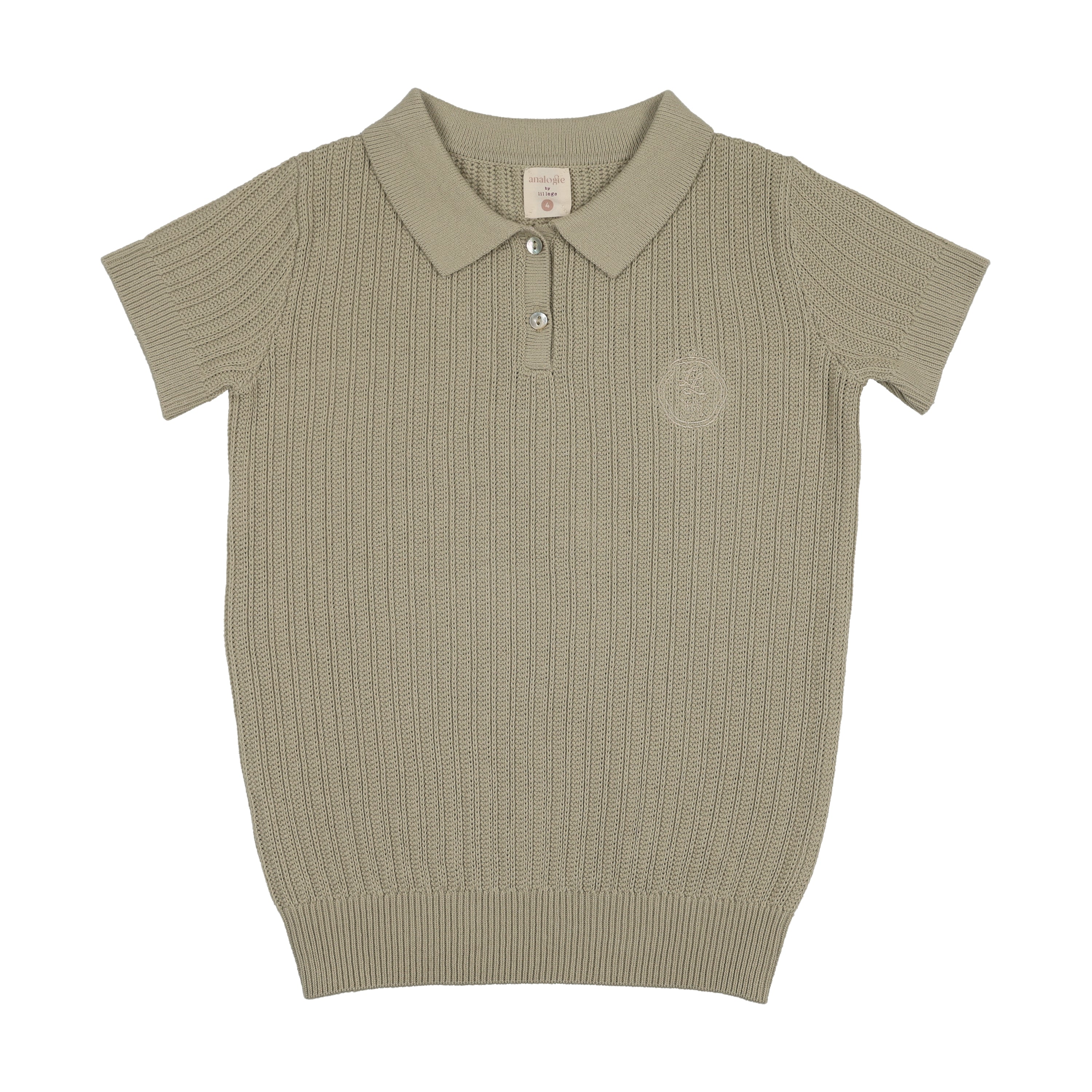 Knit Polo-Shrub Green – Lil Legs Baby