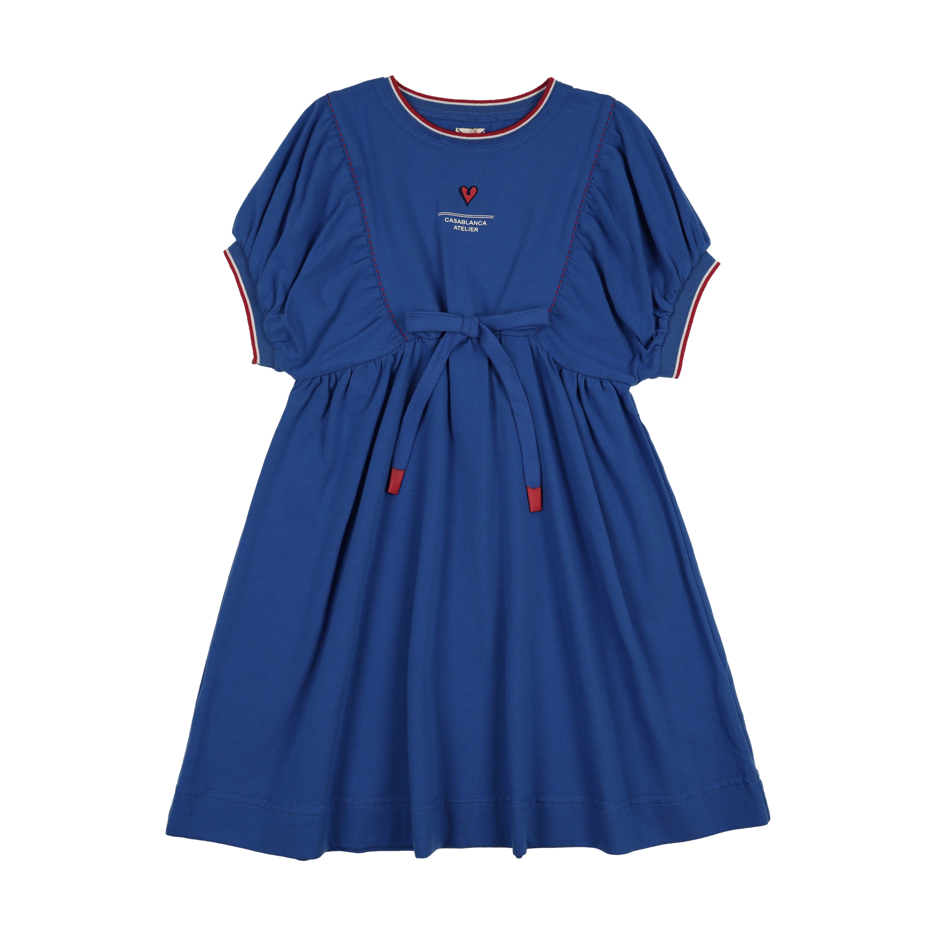 Outer Field Girls Dress Short Sleeves-Electric Blue - 5T Outer Field Girls Dress Short Sleeves-Electric Blue - 5T