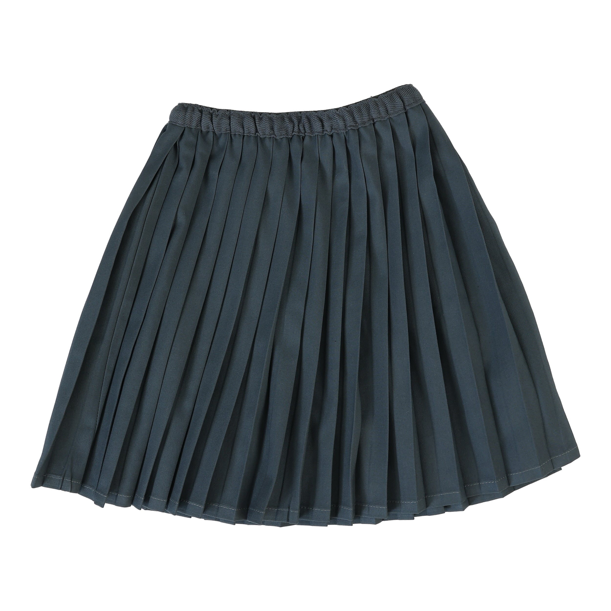 Knife Pleated Skirt-Slate