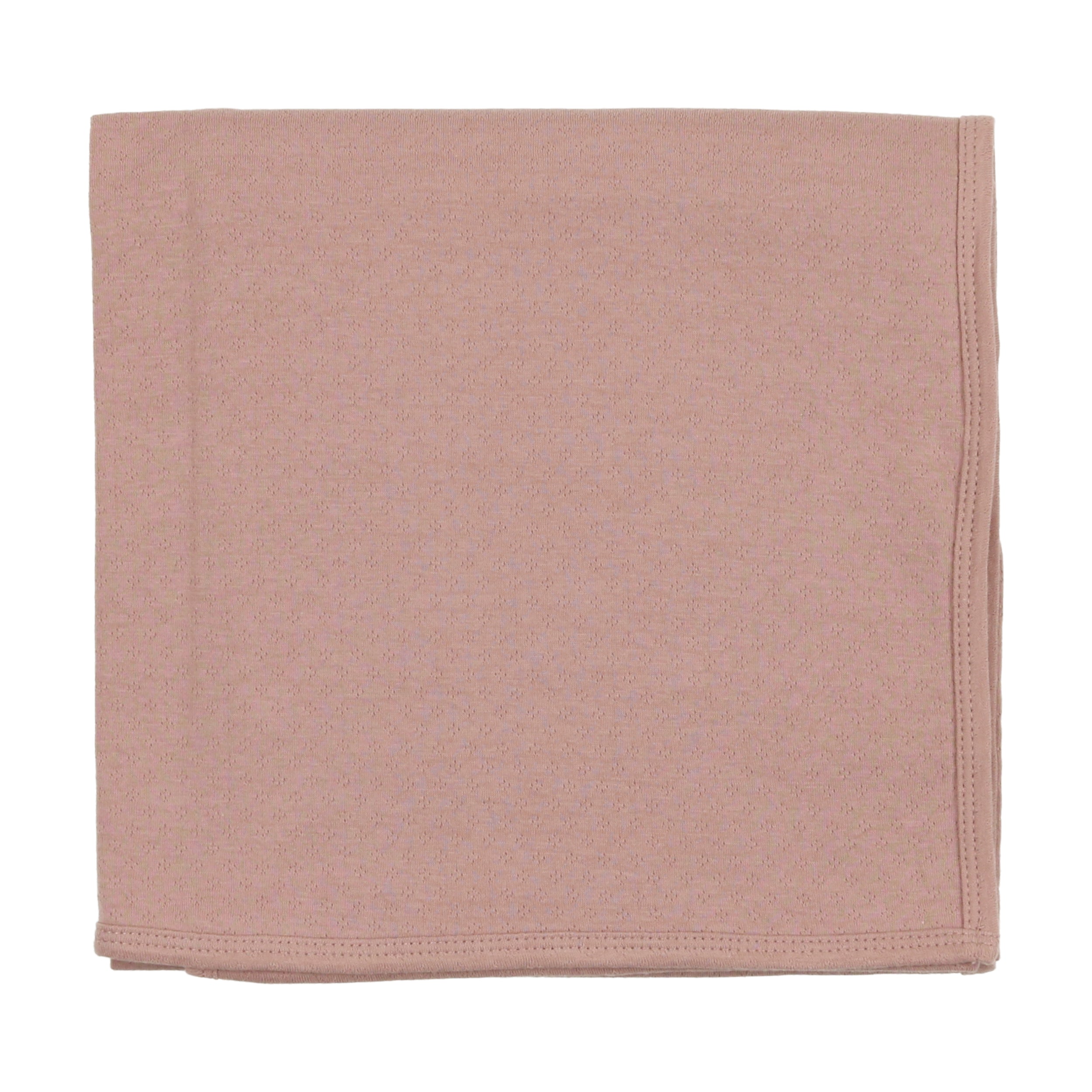 Lil Legs Pointelle Wrapover Footie and Bonnet Pink