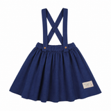 Limited Capsule Suspender Skirt-Bellwether Blue