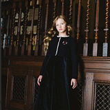 Crest Maxi Cardigan Set-Navy