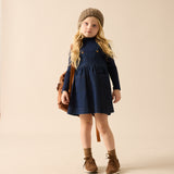 Printed Mockneck-Navy Print