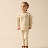 Printed Toddler Set-Cream Print