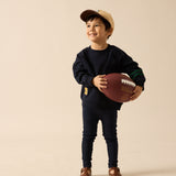 Fan Club Boys Sweatshirt Little Logo-Navy