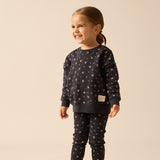 Printed Toddler Set-Black Print