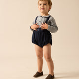 Boys Romper-Chocolate Brown