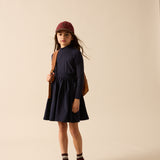 Sweet Campaign Printed Mockneck-Navy Print
