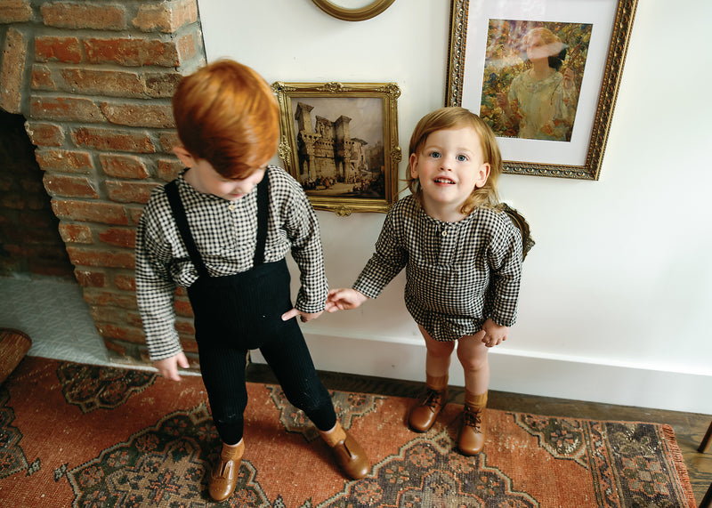 boys gingham shirt