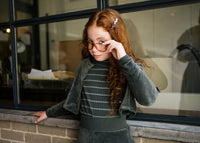 Stripe Mockneck