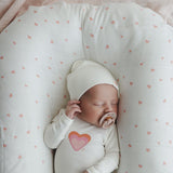 Big Graphic Heart Footie Set