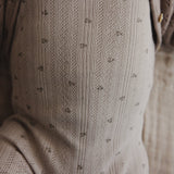 Printed Pointelle Wrap Footie Set
