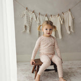 Bitsy floral lounge set-pale pink