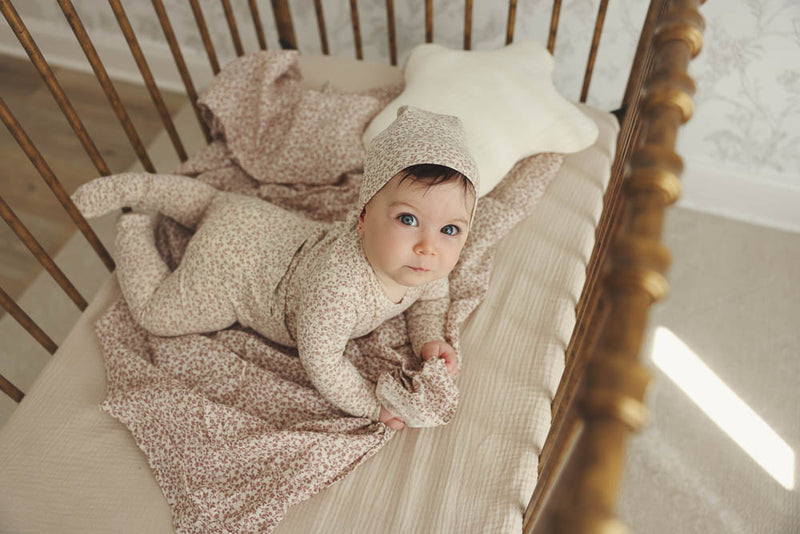 Floral Printed Swaddle