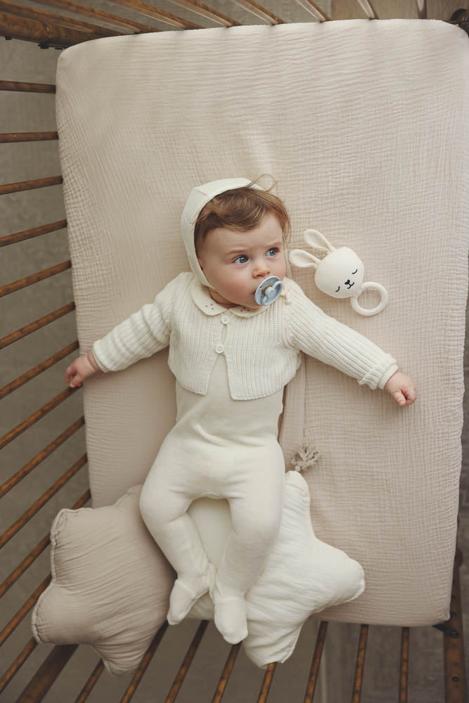 Velour Collar Footie