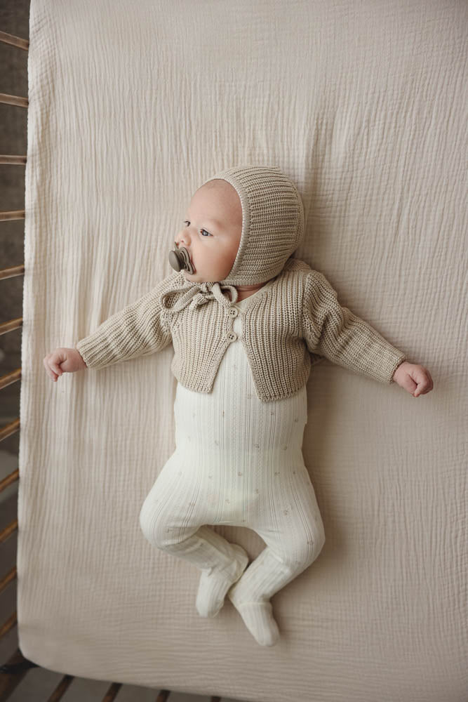 Chunky Knit Bonnet