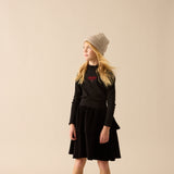 Velour Girl Skirt-Black
