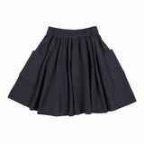 Circle Skirt-Navy