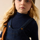 Printed Mockneck-Navy Print