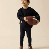Fan Club Boys Sweatshirt Little Logo-Navy