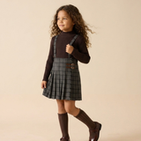 Knit Mockneck-Chocolate Brown