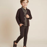 Home Garden Boys Shirt-Oat Print