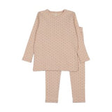 Gem Stripe Lounge Set-Dusty Pink