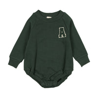 Applique Sweatshirt Romper