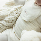 Take Me Home Bib - Cream/pink