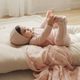 Pointelle Graphic Layette Set - Soft Pink- Bow