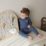Bear Applique Lounge Set  - Slate