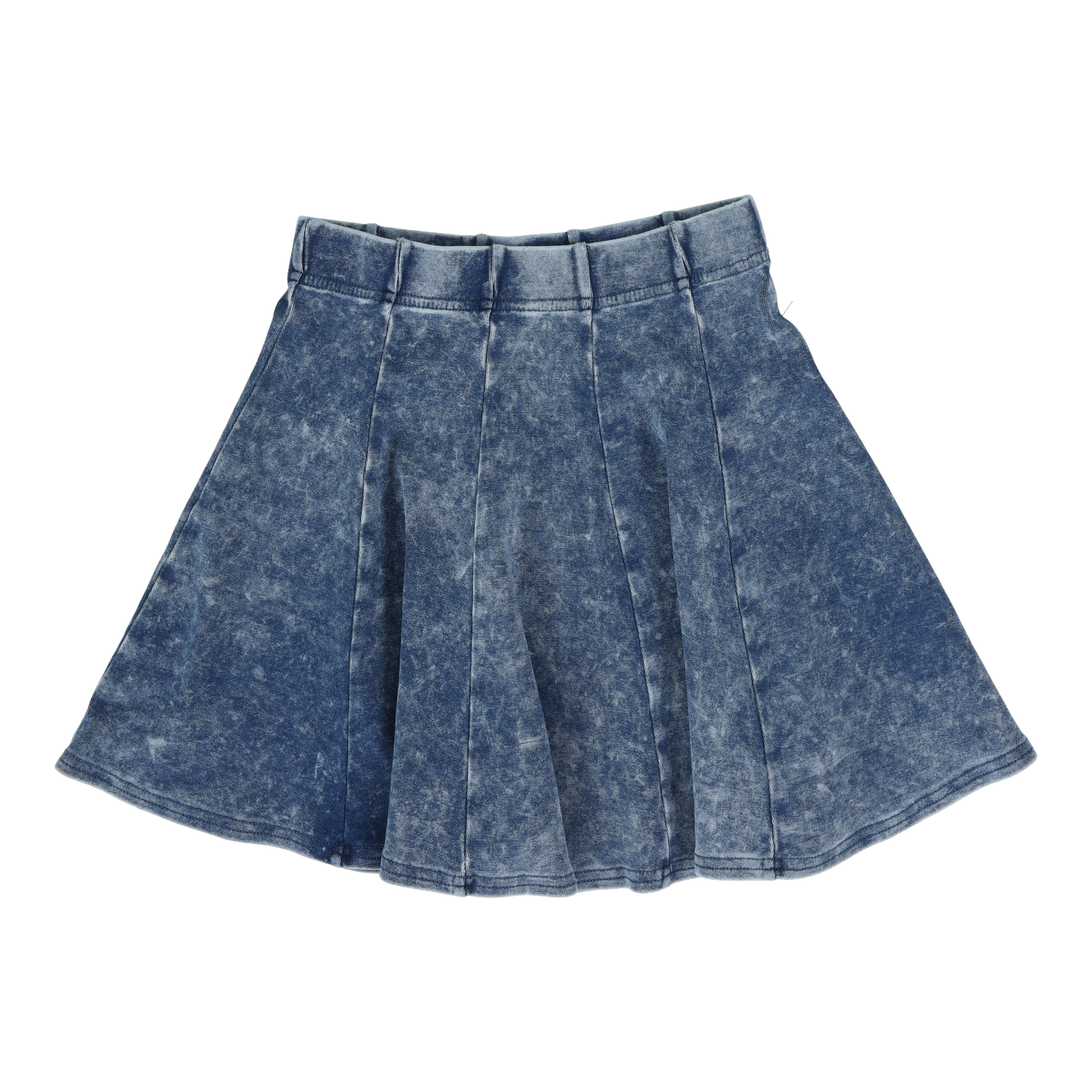 Panel Skirt - Blue Wash