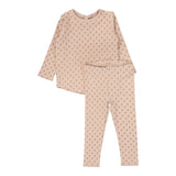Ballard Print Lounge Set - Dusty Pink