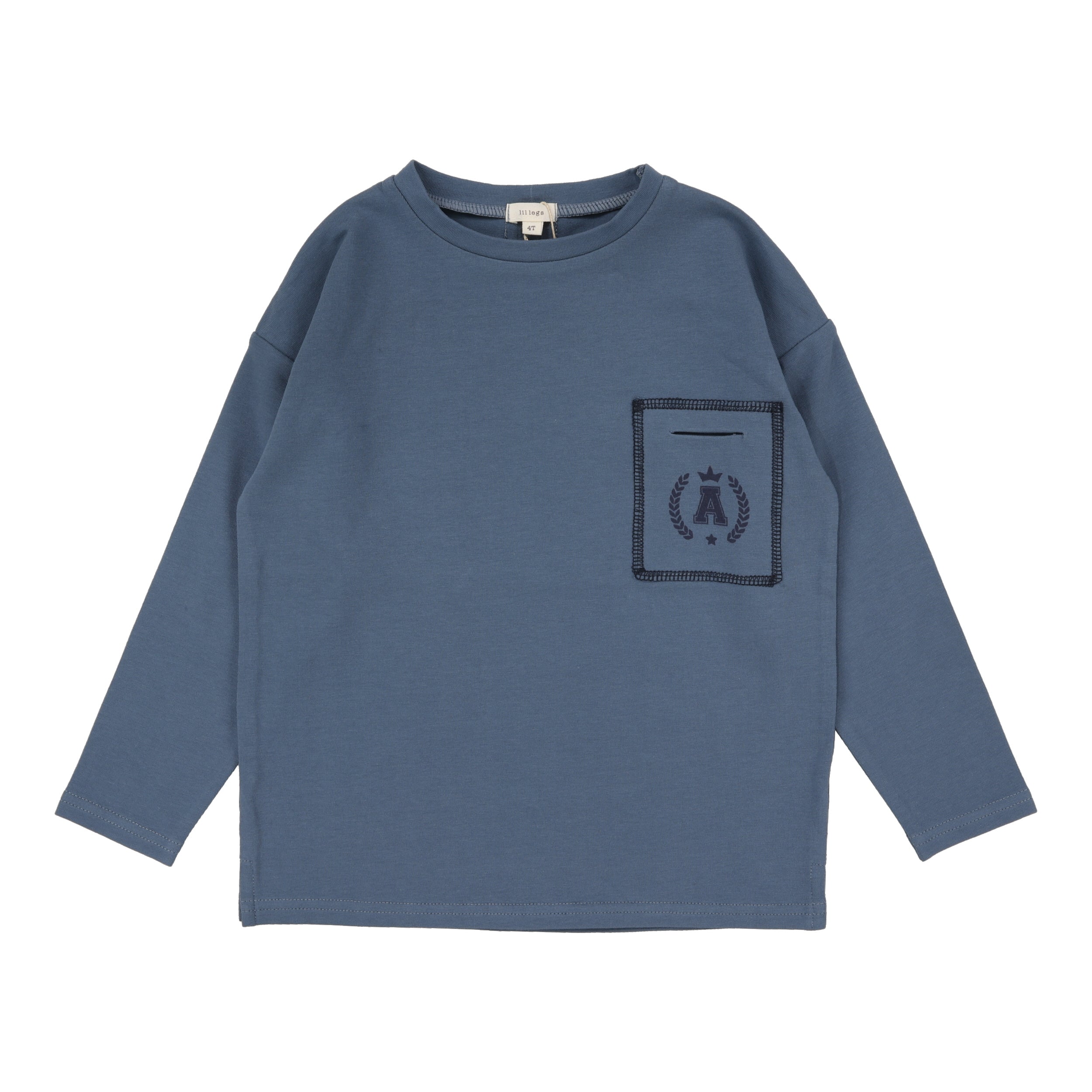 Boys Pocket Tee-Off Blue
