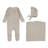 Ballard Print Layette Set - Oat