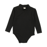 Bamboo Mockneck Onesie - Black