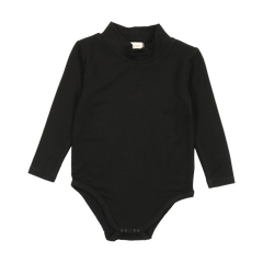 Bamboo Mockneck Onesie - Black