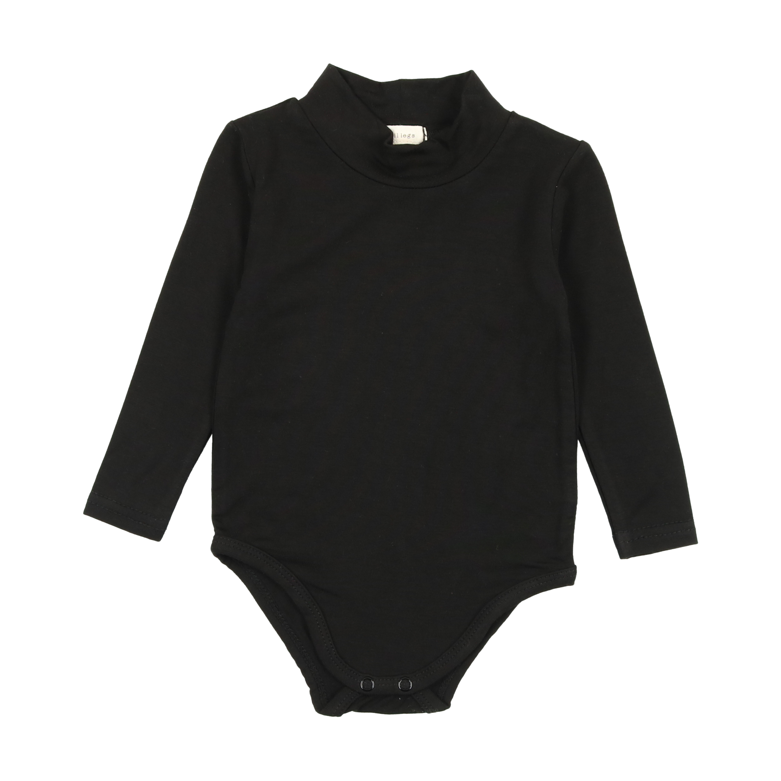 Bamboo Mockneck Onesie - Black