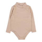 Bamboo Mockneck Onesie-Dusty Pink