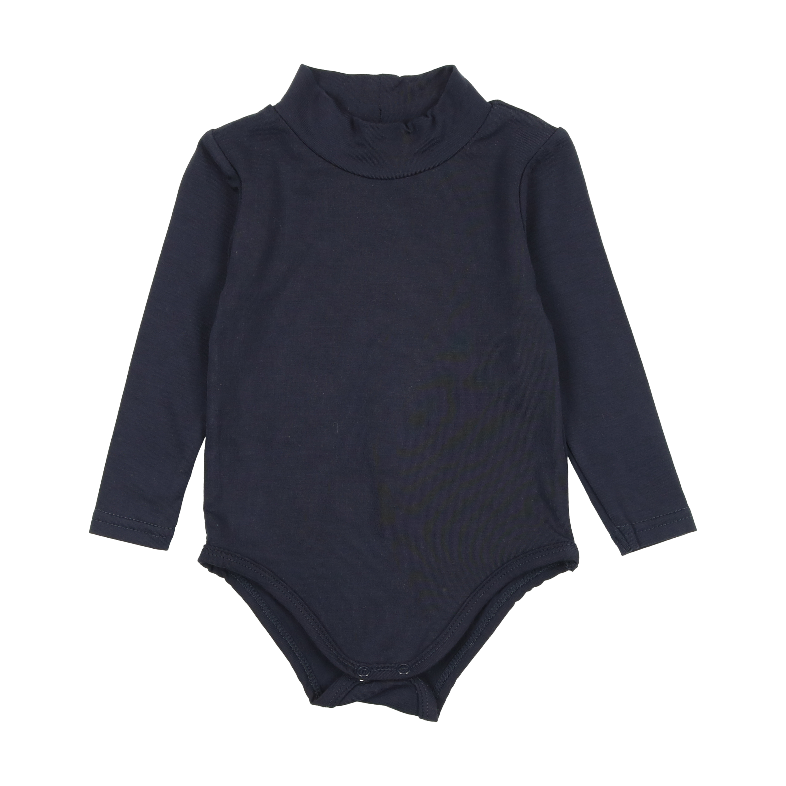 Bamboo Mockneck Onesie - Navy